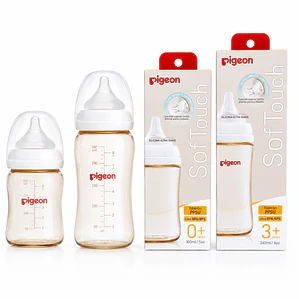 Pack de 2 Biberones Softouch ppsu 160ml 240ml marca Pigeon 