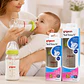 pack de biberones mamadera 160ml y 240 ml softouch color verde marca pigeon  - Miniatura 2