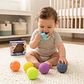 Set 6 Pelotas Sensoriales Didácticas Para Bebé Con Texturas - Miniatura 2