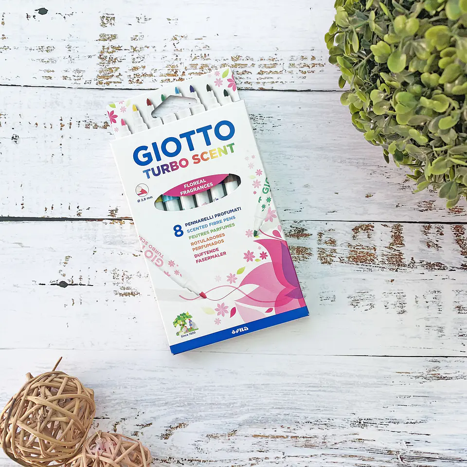 SET LAPICES GIOTTO TURBO SCENT 8 COLORES 1
