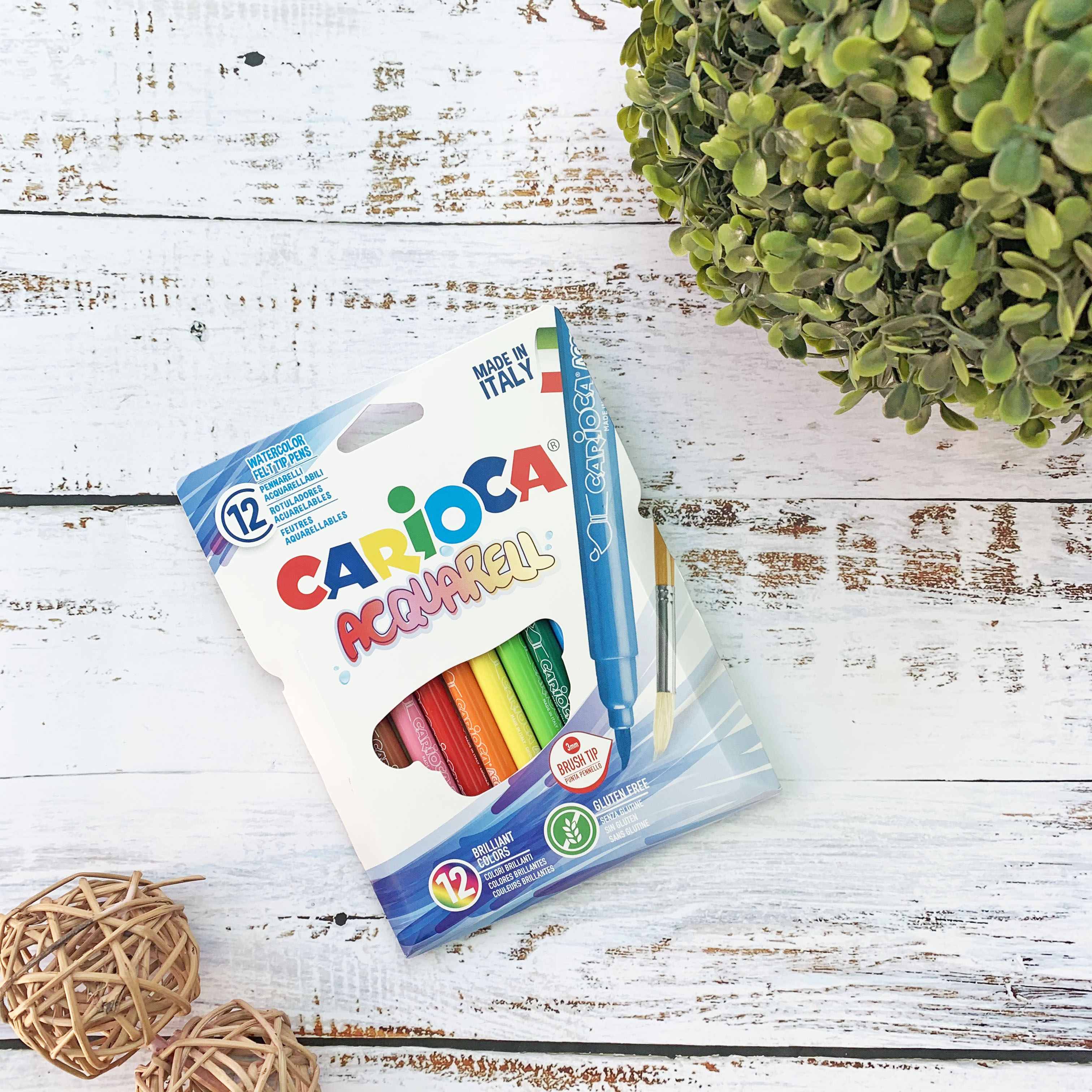 Set 6 Colores Plumón Acuarelable Koi Coloring Brush- Grises