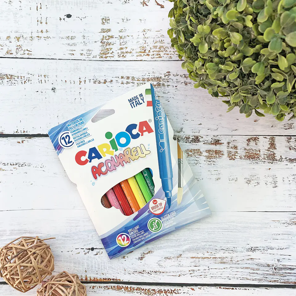 SET CARIOCA ACUARELABLE 12 COLORES 1