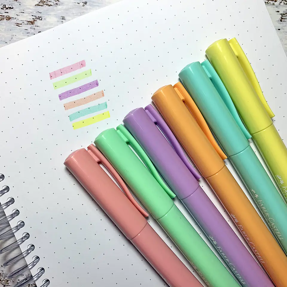 DESTACADOR UN. TEXTLINER PLUS PASTEL FABER-CASTELL 2