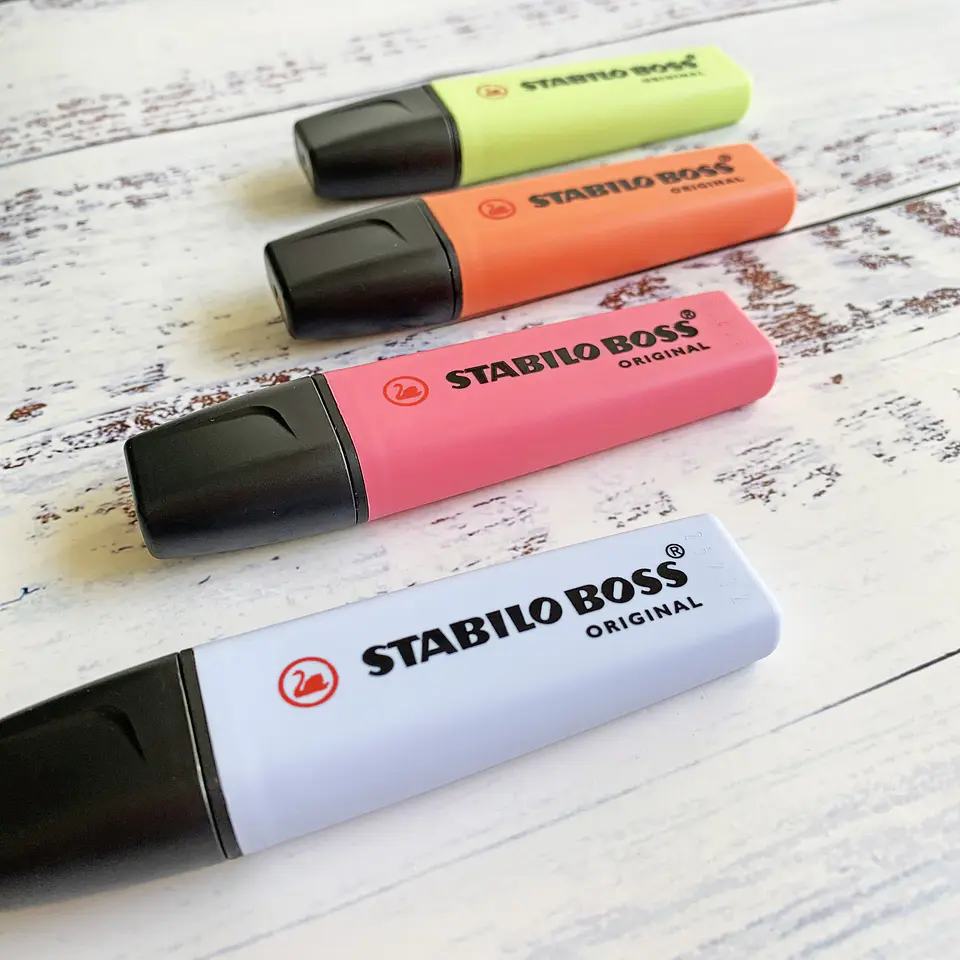 SET 4 DESTACADORES STABILO BOSS PASTEL 2