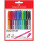SET BOLIGRAFOS CX 10 COLORES - FABER-CASTELL - Miniatura 1