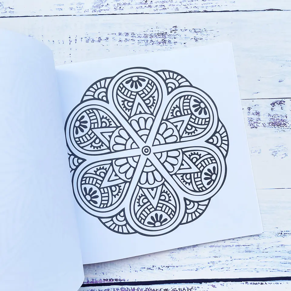 LIBRO PARA COLOREAR MANDALAS - ART AND CRAFT 2
