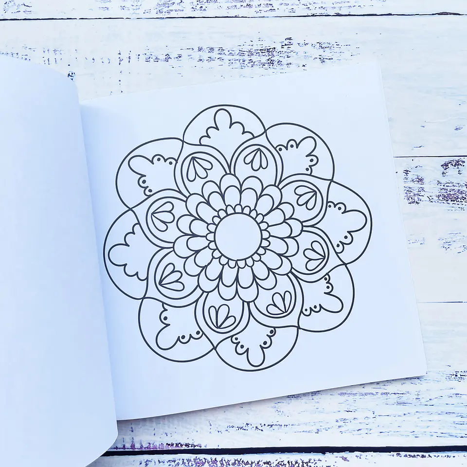 LIBRO PARA COLOREAR MANDALAS - ART AND CRAFT 3