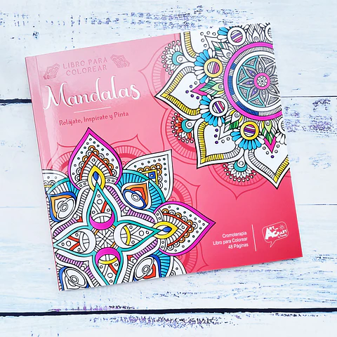 LIBRO PARA COLOREAR MANDALAS - ART AND CRAFT
