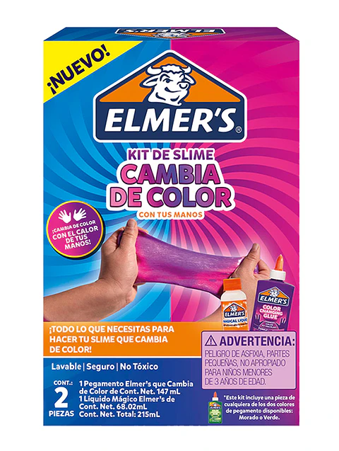KIT DE SLIME "CAMBIA DE COLOR" - ELMERS