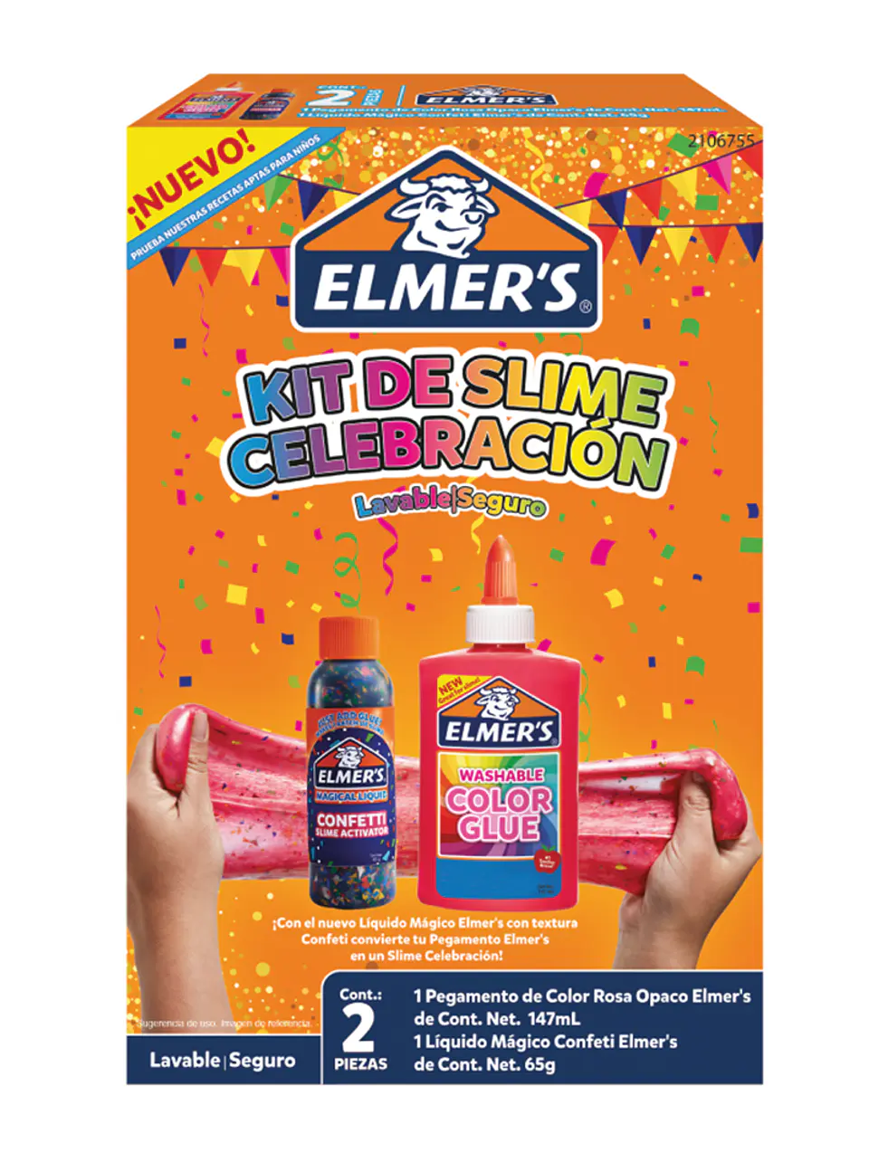 KIT DE SLIME CELEBRACION - ELMERS 1