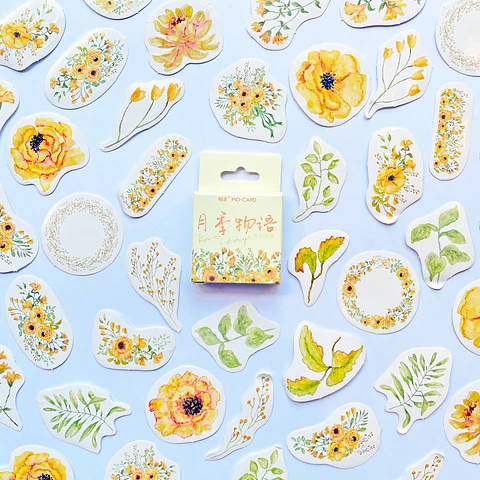 SET STICKERS "ROSE STORY"