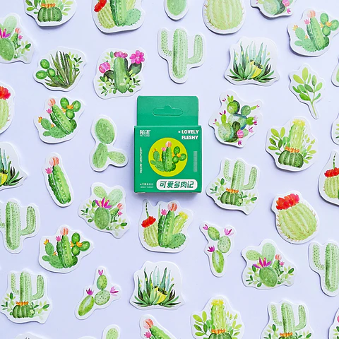 SET DE STICKERS "CACTUS"