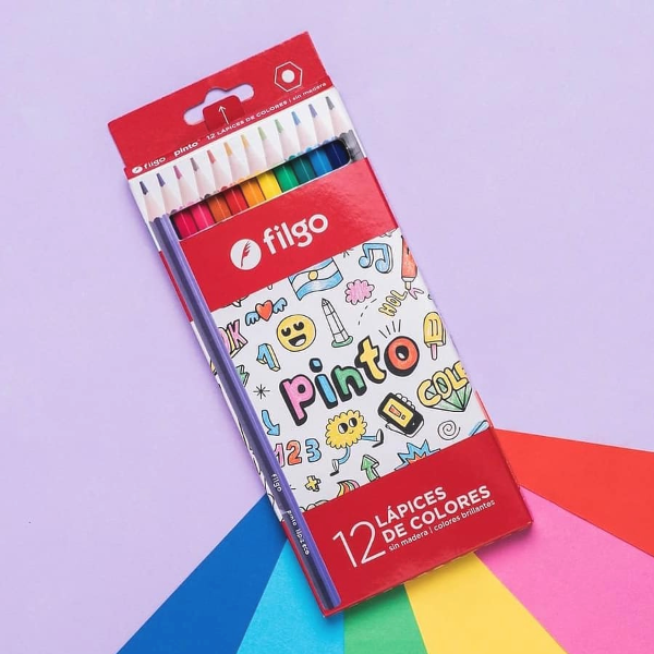 LAPICES 10 COLORES PINTO PASTEL FILGO