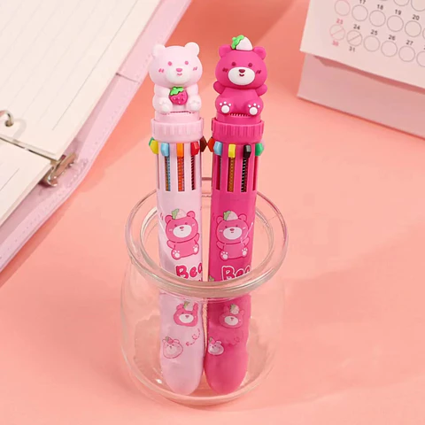 LAPIZ KAWAII OSITO SWEET STRAWBERRY 10 EN 1 - KUKI