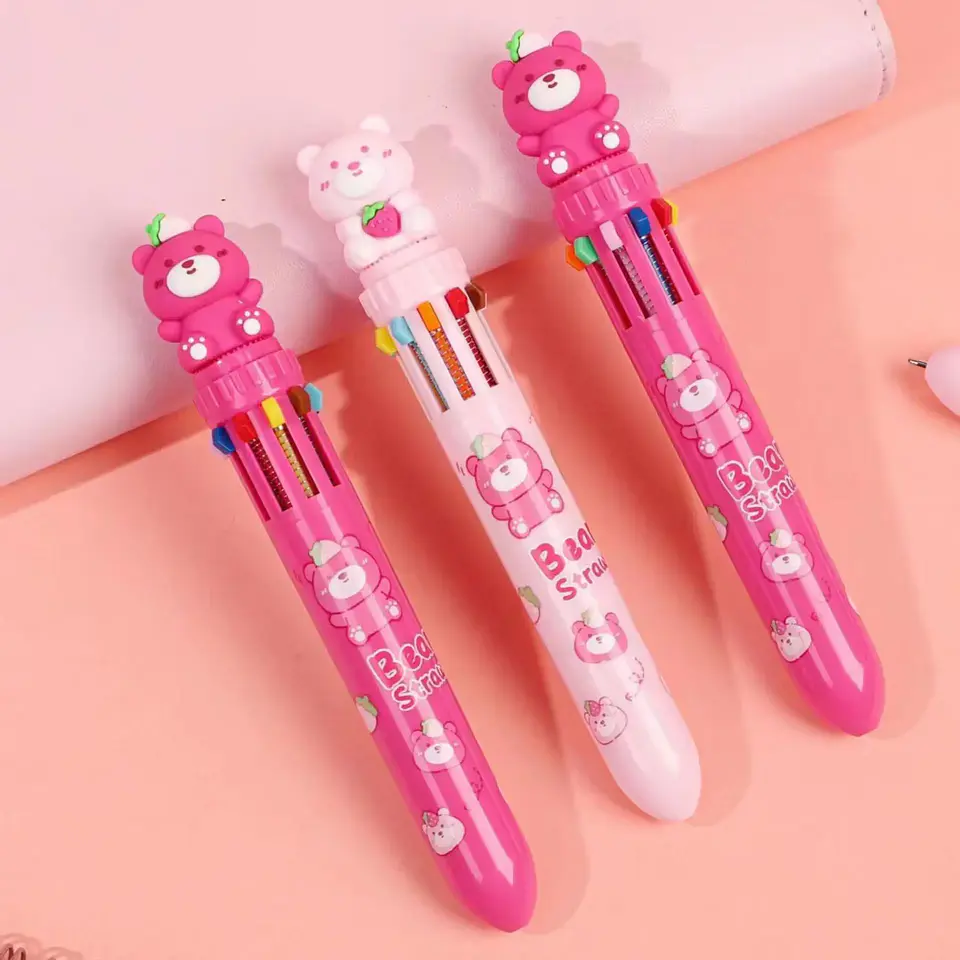 LAPIZ KAWAII OSITO SWEET STRAWBERRY 10 EN 1 - KUKI 3