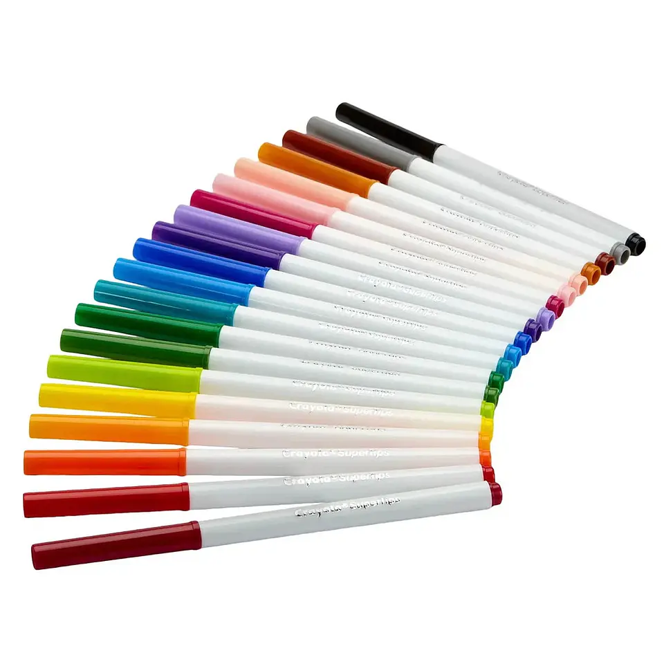 MARCADOR LAVABLE CRAYOLA SUPER TIPS 20UN - CRAYOLA 2