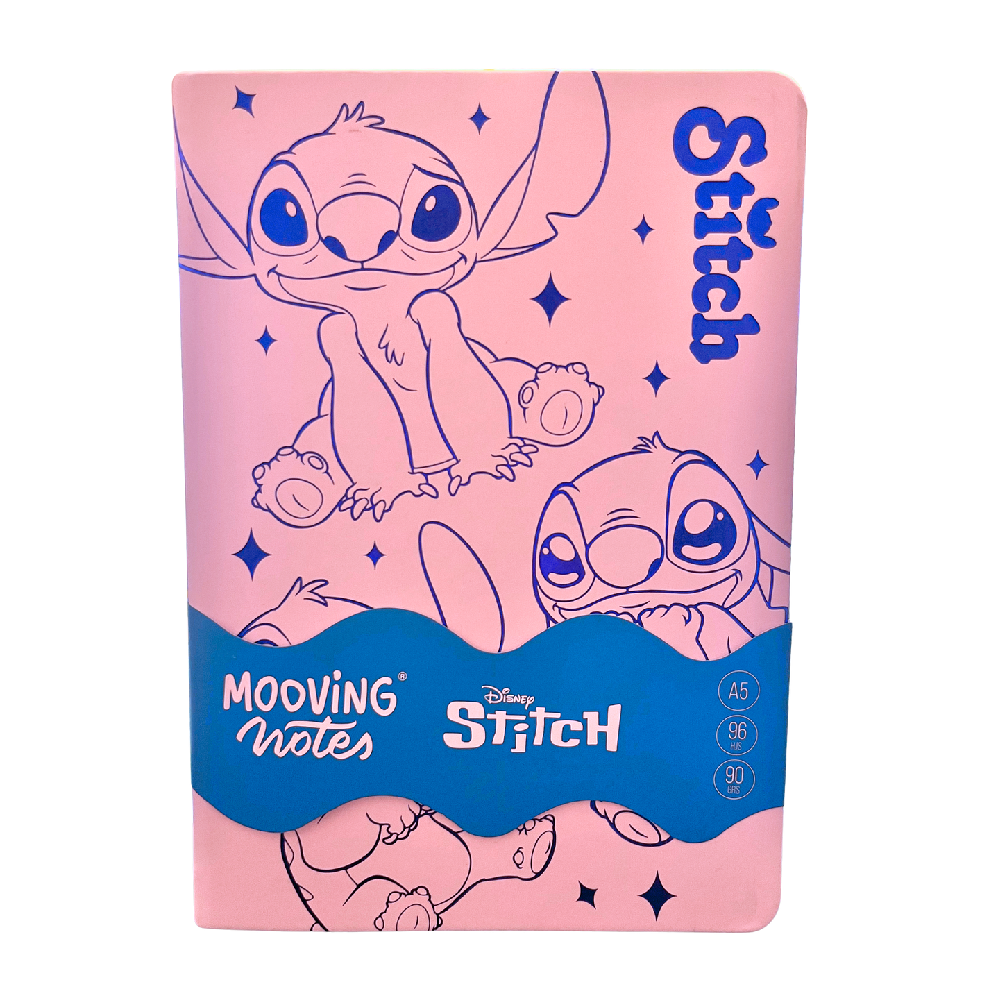 LIBRETA MOOVING NOTES A5 DISNEY STITCH 1