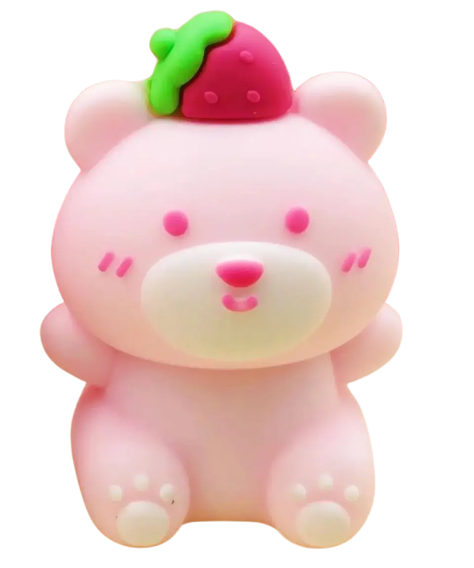 SACAPUNTA KAWAII 3D OSITO STRAWBERRY  5