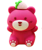 SACAPUNTA KAWAII 3D OSITO STRAWBERRY  - Miniatura 4