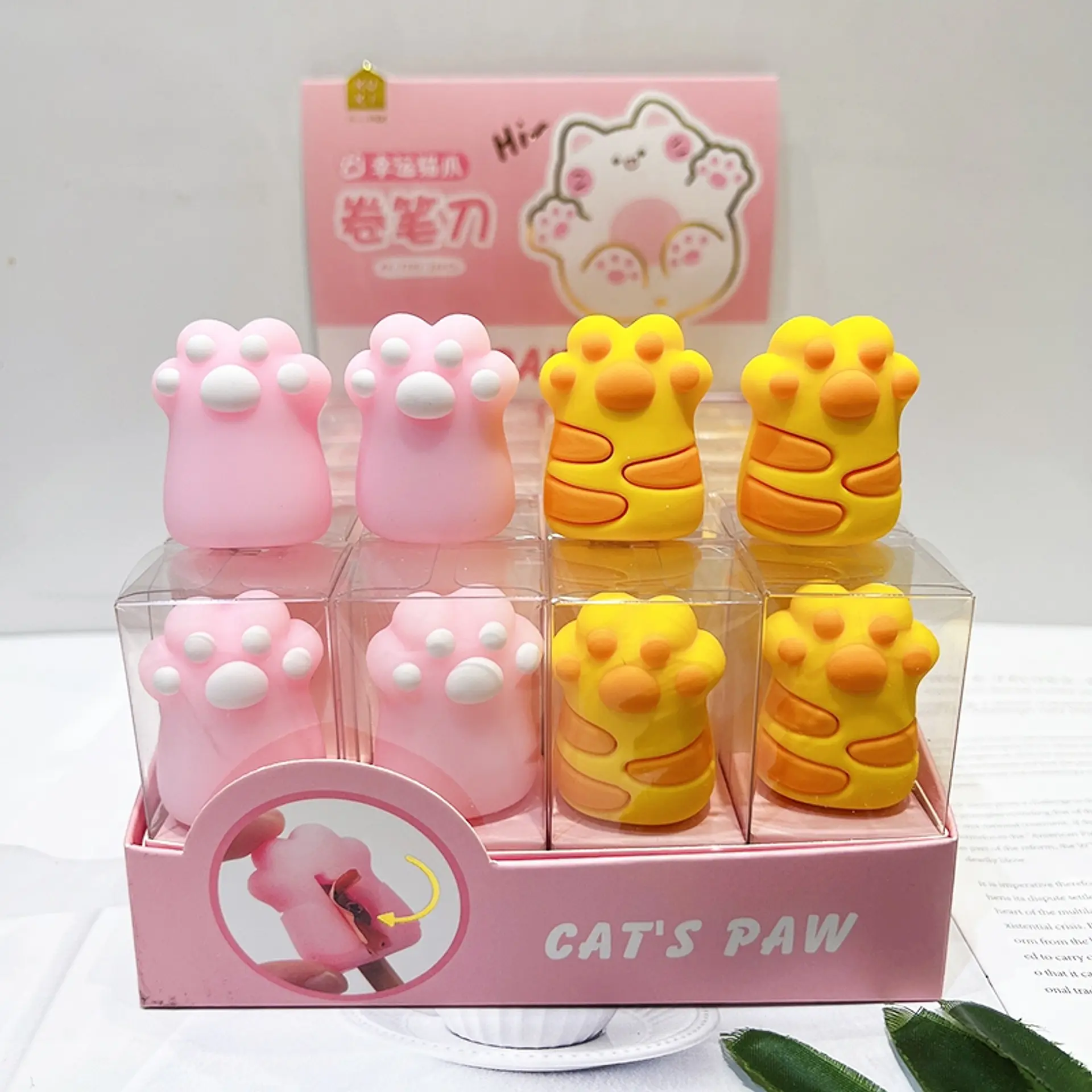 SACAPUNTA KAWAII PATITA DE GATO - KUKI 3