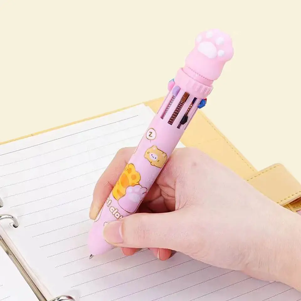 LAPIZ KAWAII PATITA DE GATO 10 EN 1 - KUKI 4