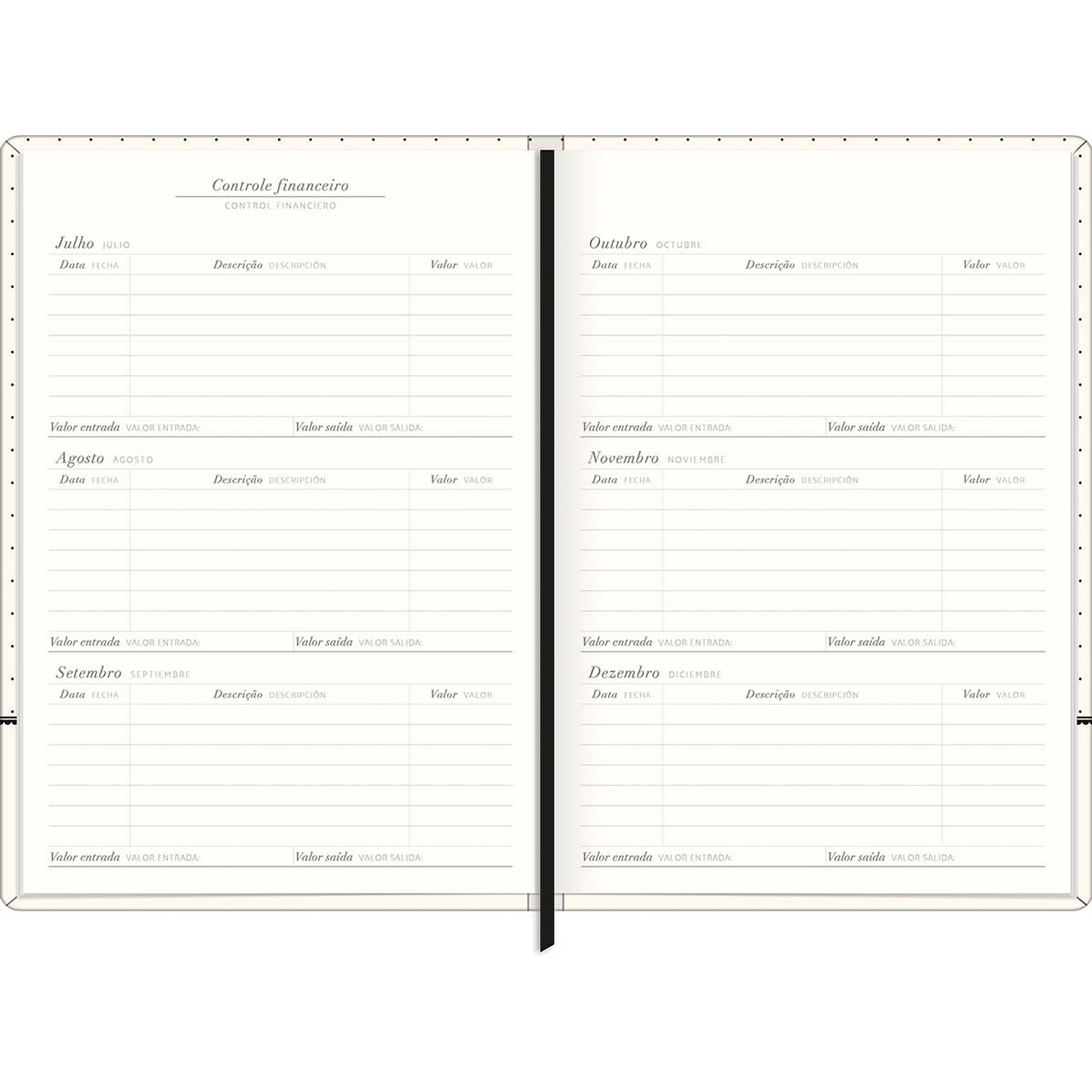 AGENDA / PLANNER M6 COSIDO WEST VILLAGE LINEAS - TILIBRA 5