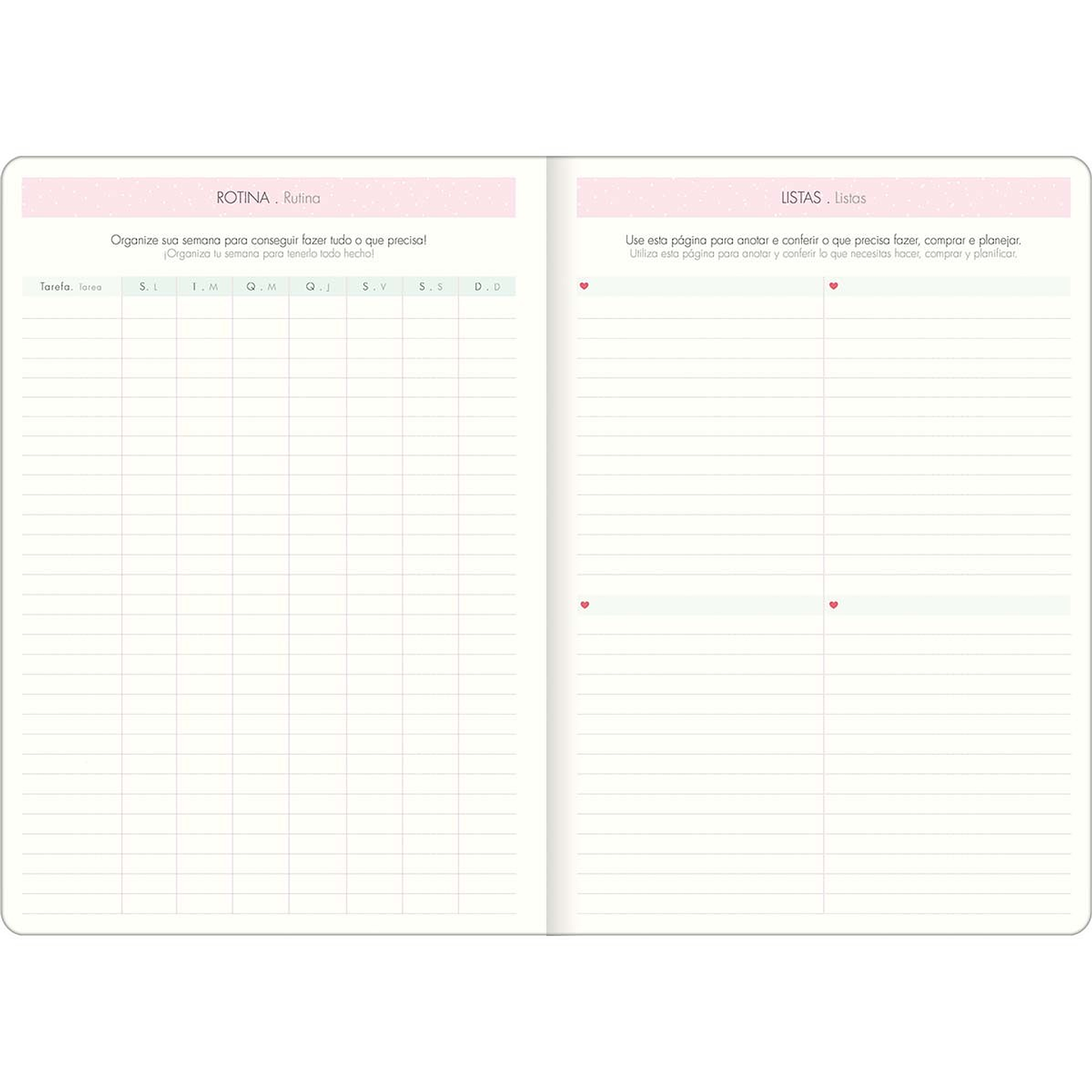 AGENDA / PLANNER GRAPADO 2025 SOHO CUADRILLE ROSA - TILIBRA 3