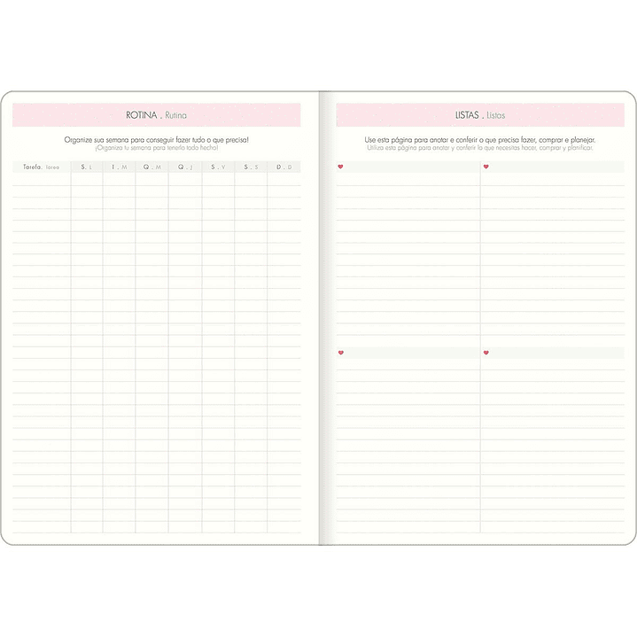 AGENDA / PLANNER GRAPADO 2025 SOHO CUADRILLE ROSA - TILIBRA 3