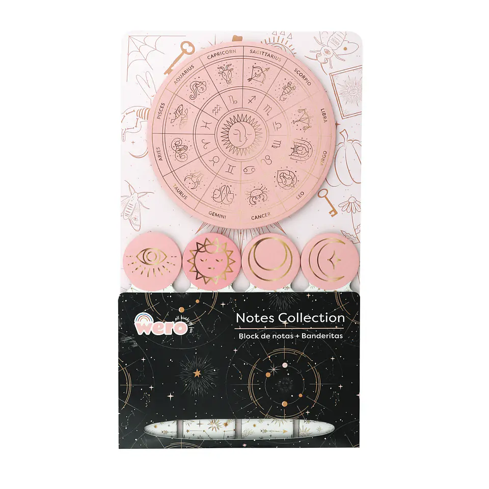 SET NOTAS ADHESIVAS + BANDERITAS 