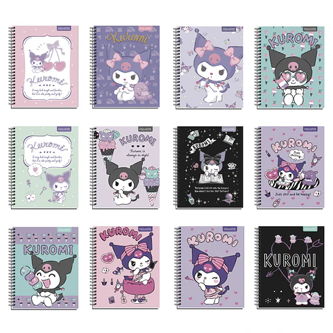 10 CUADERNO UNIVERSITARIO KUROMI 7MM 100HJS - PROARTE