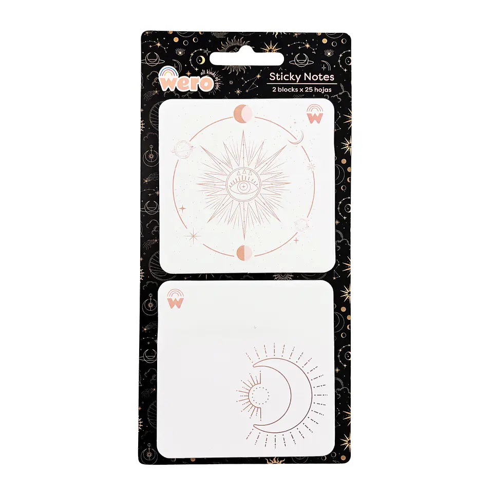 SET NOTAS ADHESIVAS UNIVERSE - WERO 1