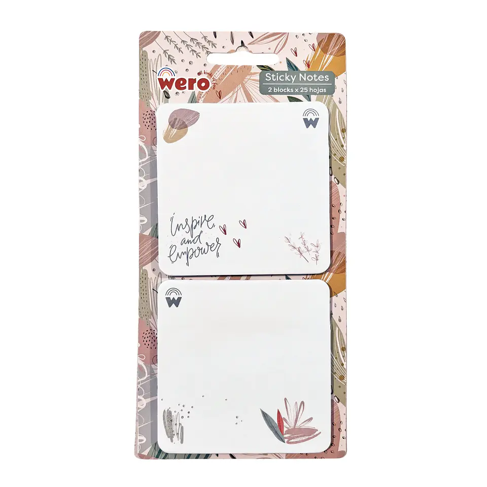 SET NOTAS ADHESIVAS INSPIRE - WERO 1