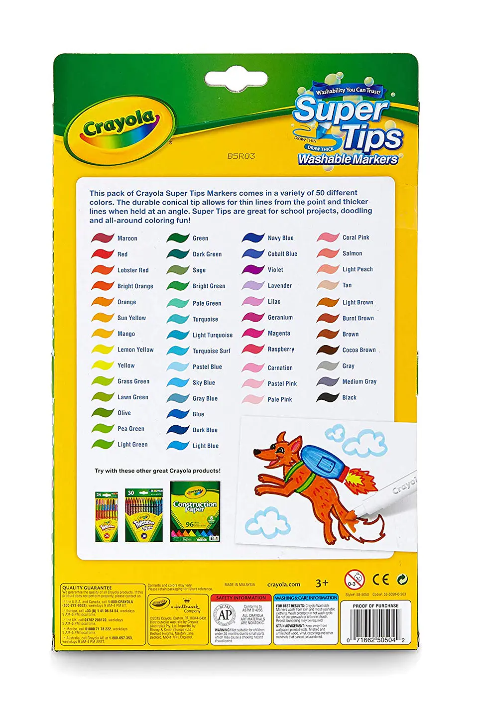 CRAYOLA SUPER TIPS 50 2