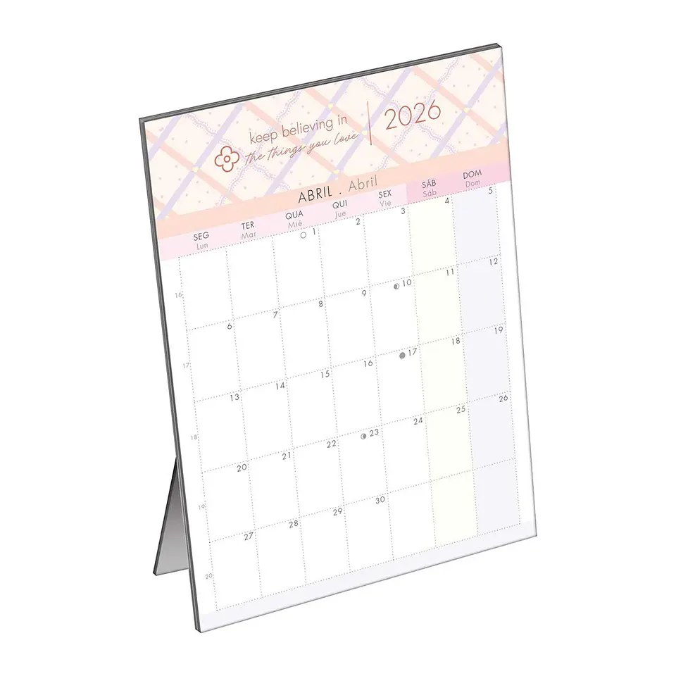 PLANNER CALENDARIO DE ESCRITORIO 2026 MODELO SOHO - TILIBRA 4