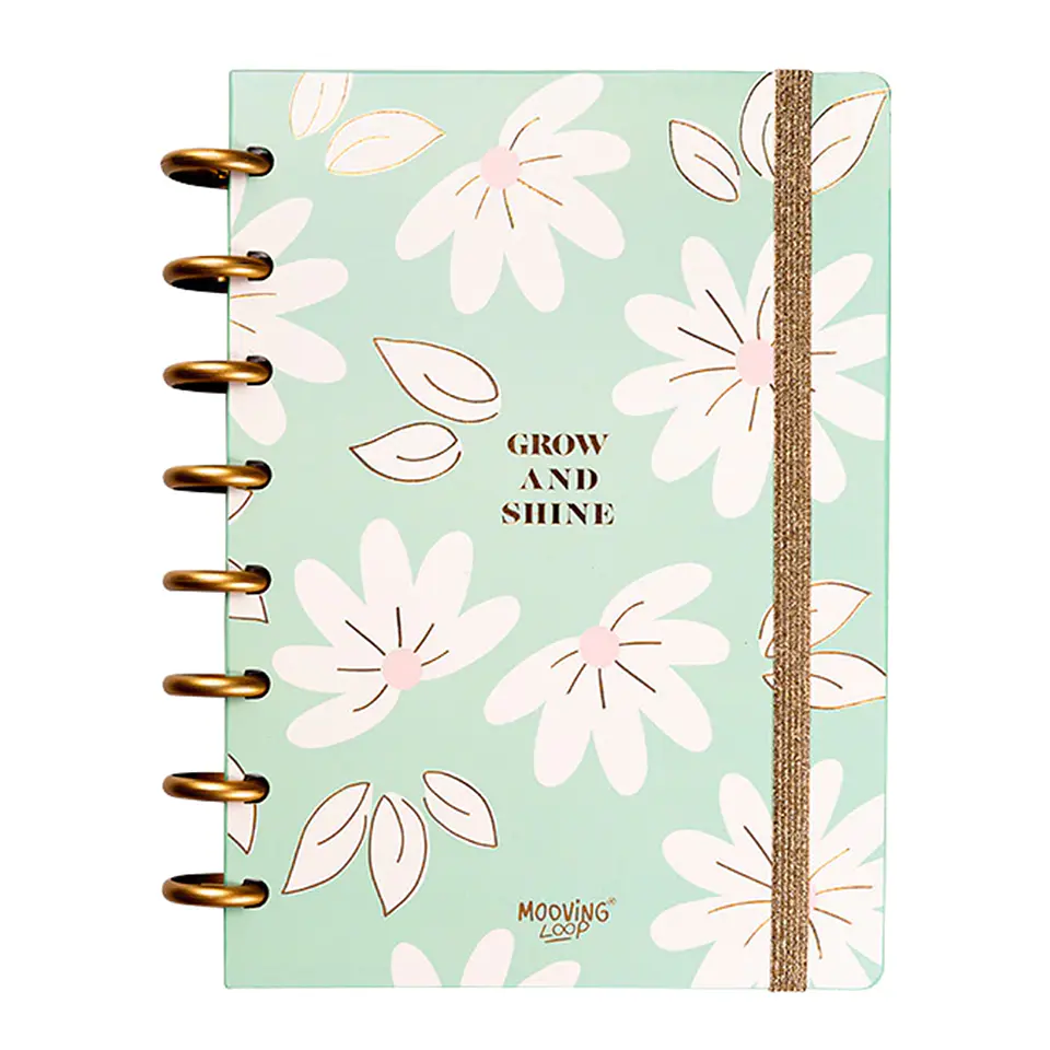 CUADERNO DE DISCOS A5 FLORES - MOOVING LOOPS 1