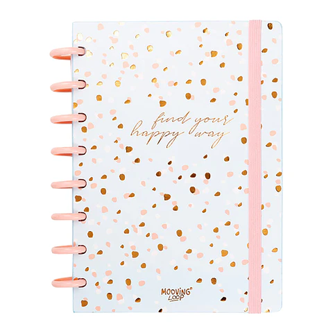 CUADERNO DE DISCOS A5 FLORES - MOOVING LOOPS