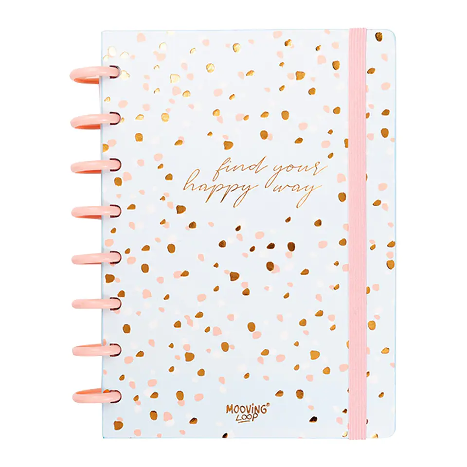 CUADERNO DE DISCOS A5 FLORES - MOOVING LOOPS 1