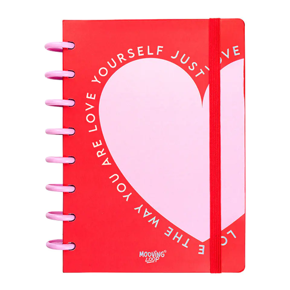 CUADERNO DE DISCOS A5 CORAZON - MOOVING LOOPS 1