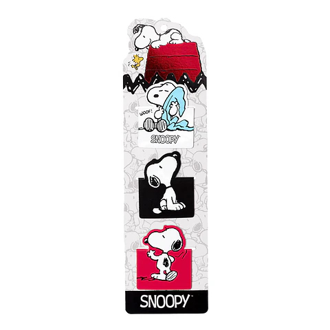 SET MARCAPAGINAS MAGNETICOS SNOOPY - MOOVING