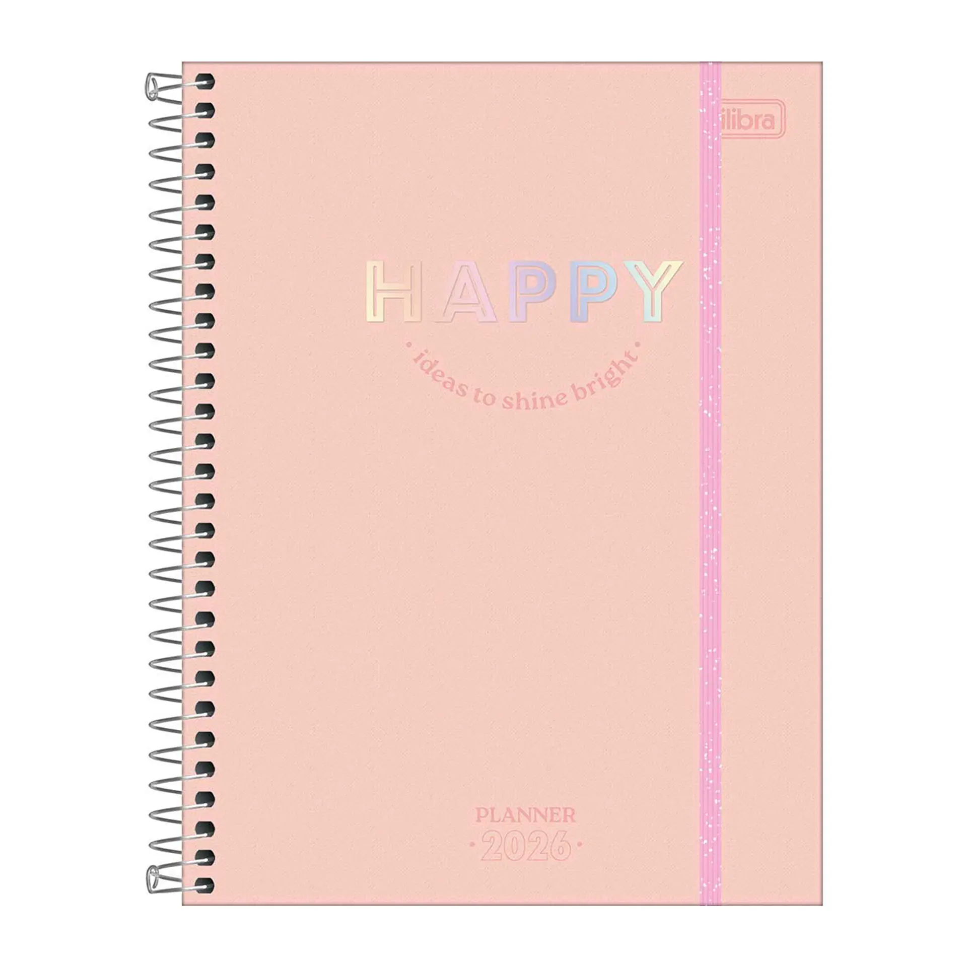AGENDA / PLANNER 2026 M7 VISTA SEMANAL HAPPY DAMASCO - TILIBRA 1
