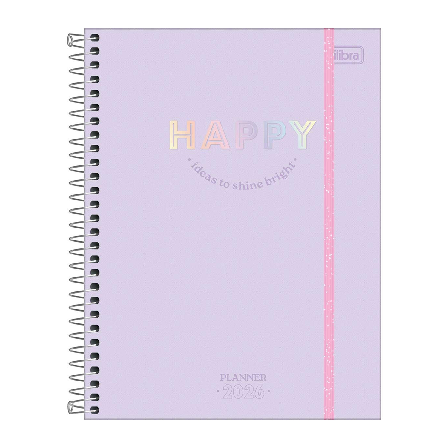 AGENDA / PLANNER 2026 M7 VISTA SEMANAL HAPPY LILA - TILIBRA