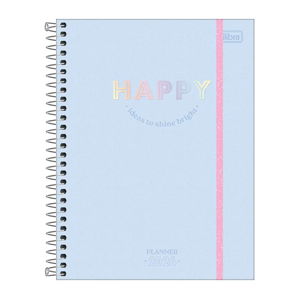AGENDA / PLANNER 2026 M7 VISTA SEMANAL HAPPY CELESTE - TILIBRA 1