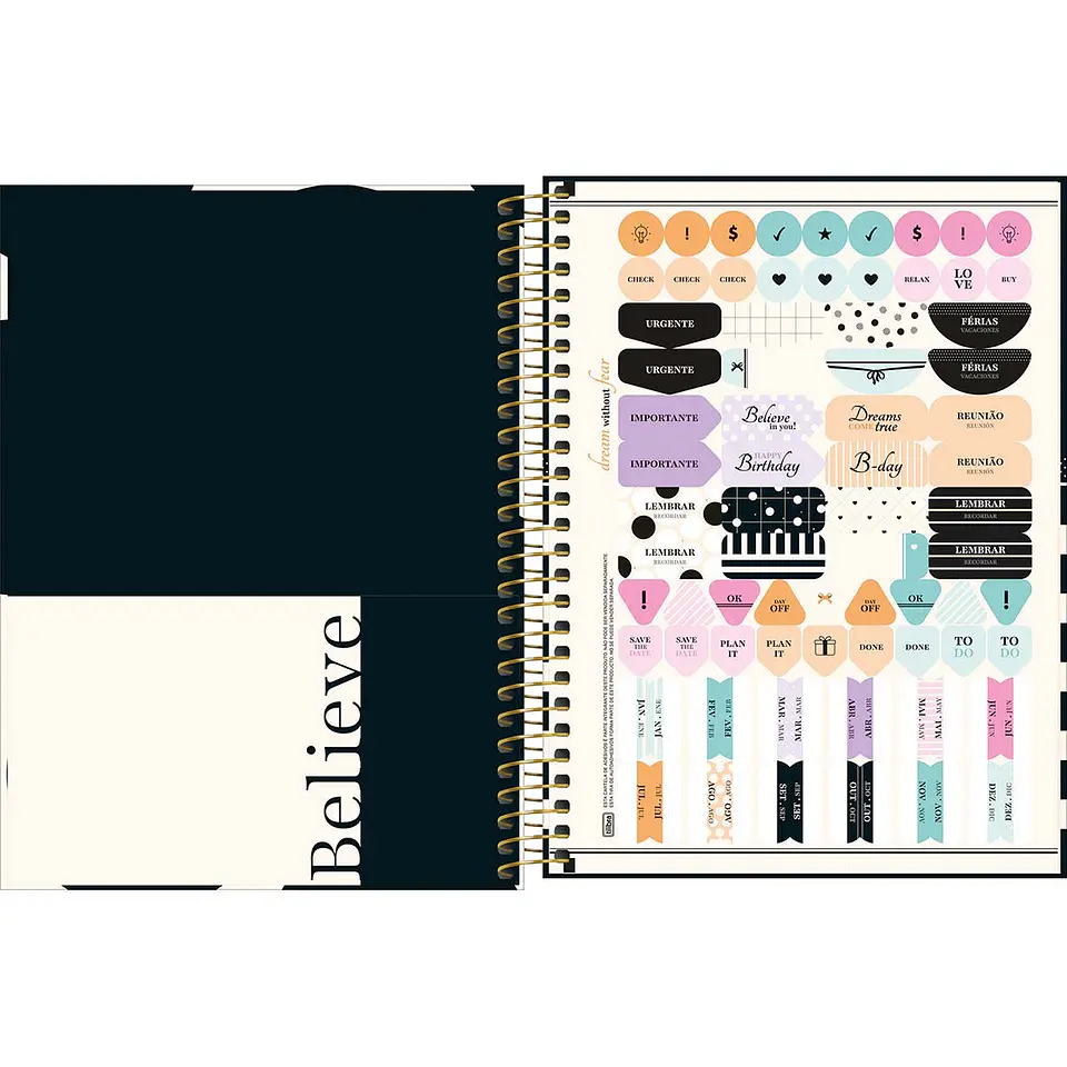 AGENDA / PLANNER 2026 M7 VISTA SEMANAL WEST VILLAGE RAYAS - TILIBRA 3