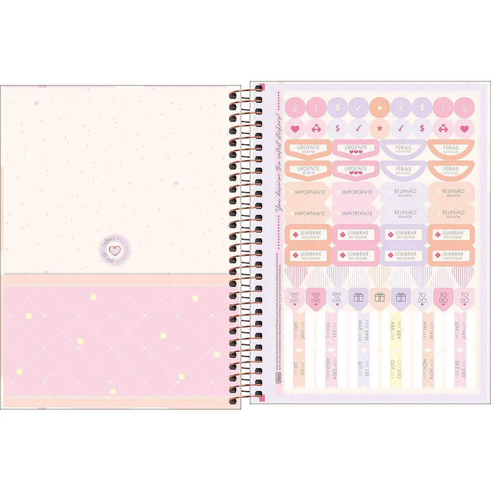 AGENDA / PLANNER 2026 M7 VISTA SEMANAL SOHO LILA - TILIBRA 3