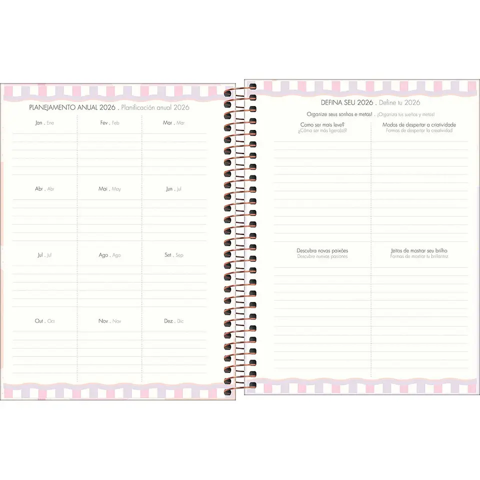 AGENDA / PLANNER 2026 M7 VISTA SEMANAL SOHO LILA - TILIBRA 4