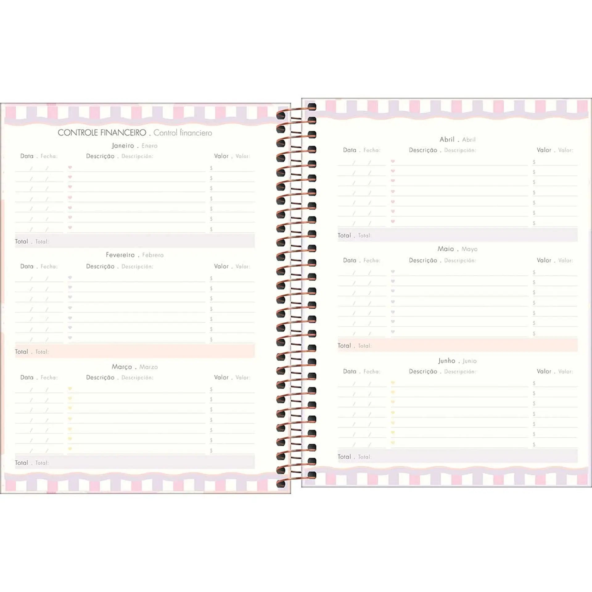 AGENDA / PLANNER 2026 M7 VISTA SEMANAL SOHO LILA - TILIBRA 6