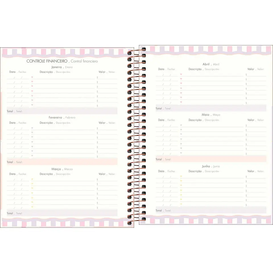 AGENDA / PLANNER 2026 M7 VISTA SEMANAL SOHO LILA - TILIBRA 6