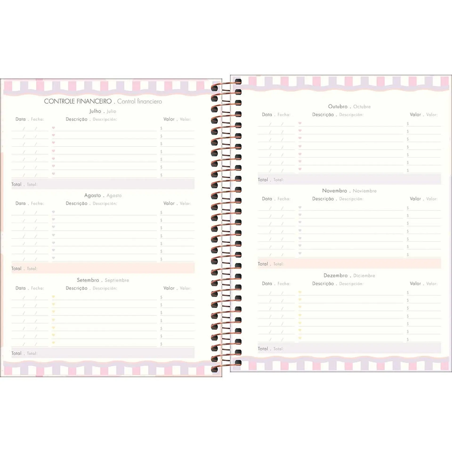 AGENDA / PLANNER 2026 M7 VISTA SEMANAL SOHO LILA - TILIBRA 7
