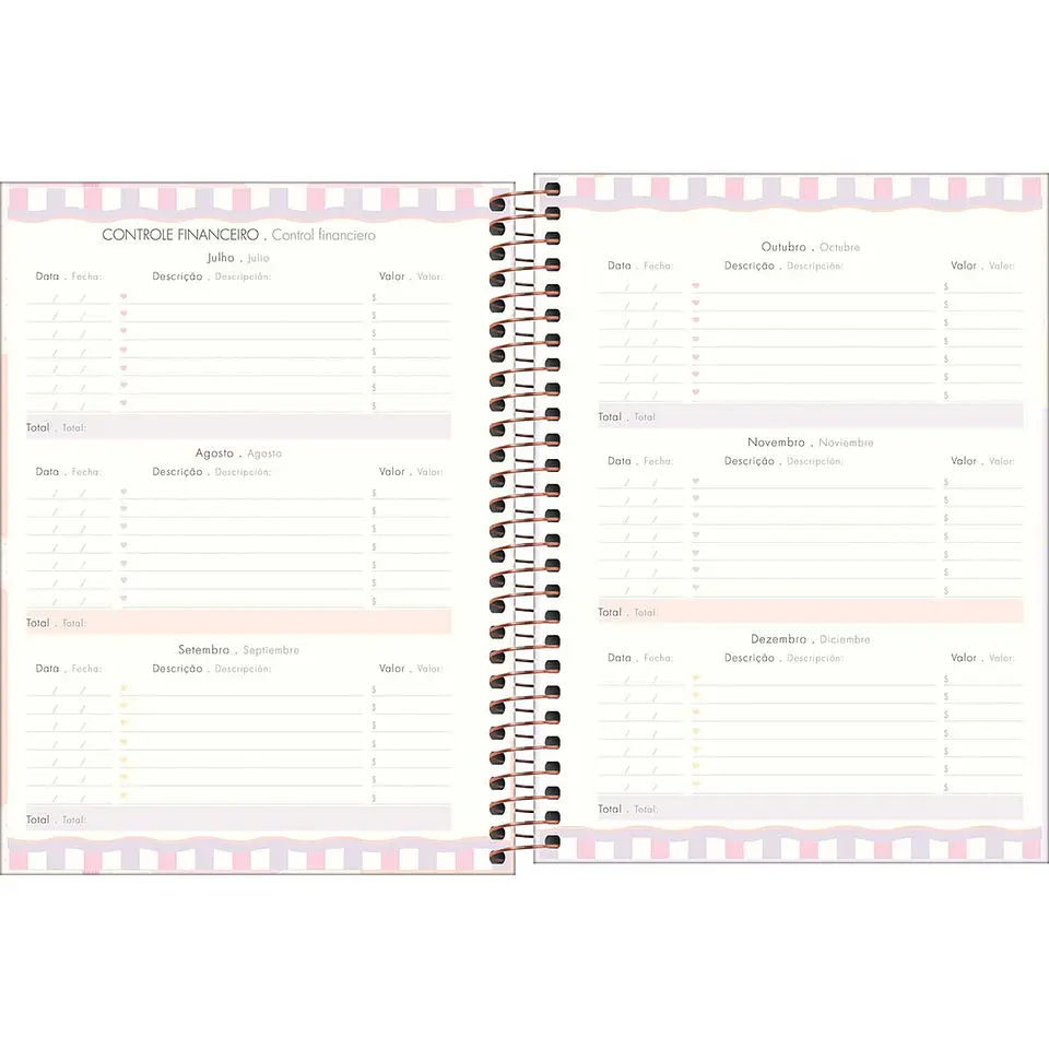 AGENDA / PLANNER 2026 M7 VISTA SEMANAL SOHO LILA - TILIBRA 7