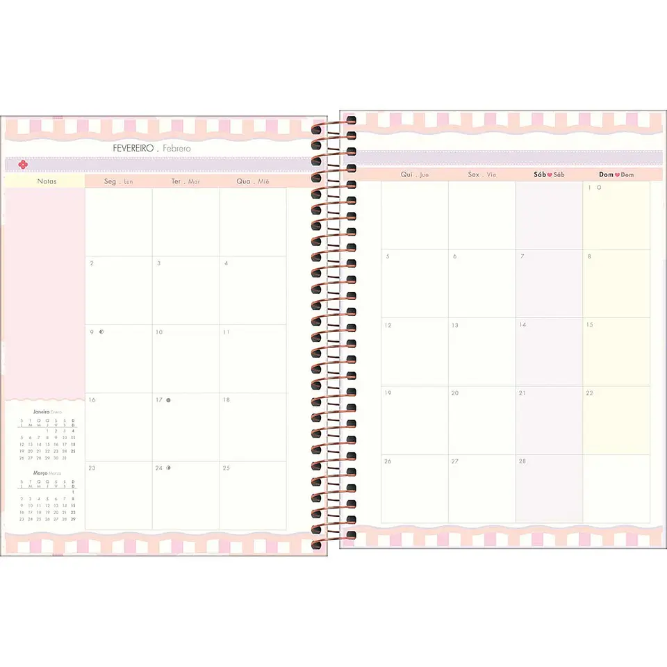 AGENDA / PLANNER 2026 M7 VISTA SEMANAL SOHO LILA - TILIBRA 11
